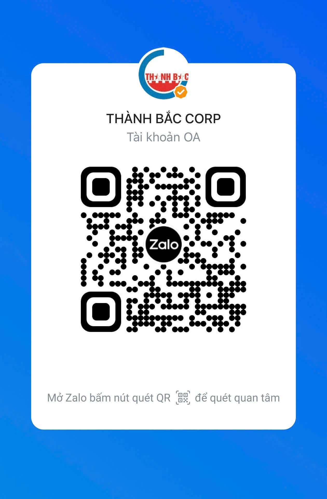 THÀNH BẮC CORP CHÍNH THỨC RA MẮT ZALO OA – KÊNH HỖ TRỢ KHÁCH HÀNG ĐA NỀN TẢNG